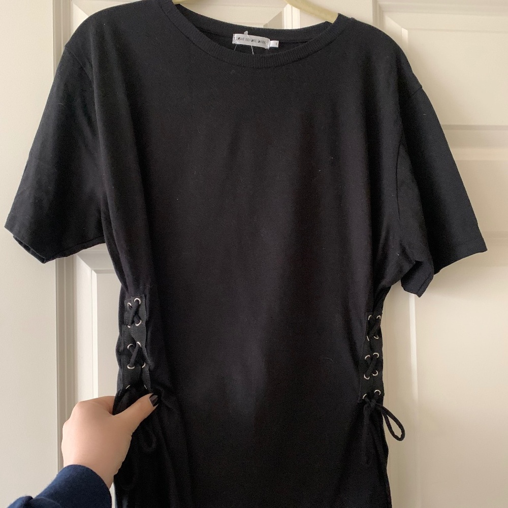 NWT Urban Outfitters Cinched/ Tie Side T-Shirt